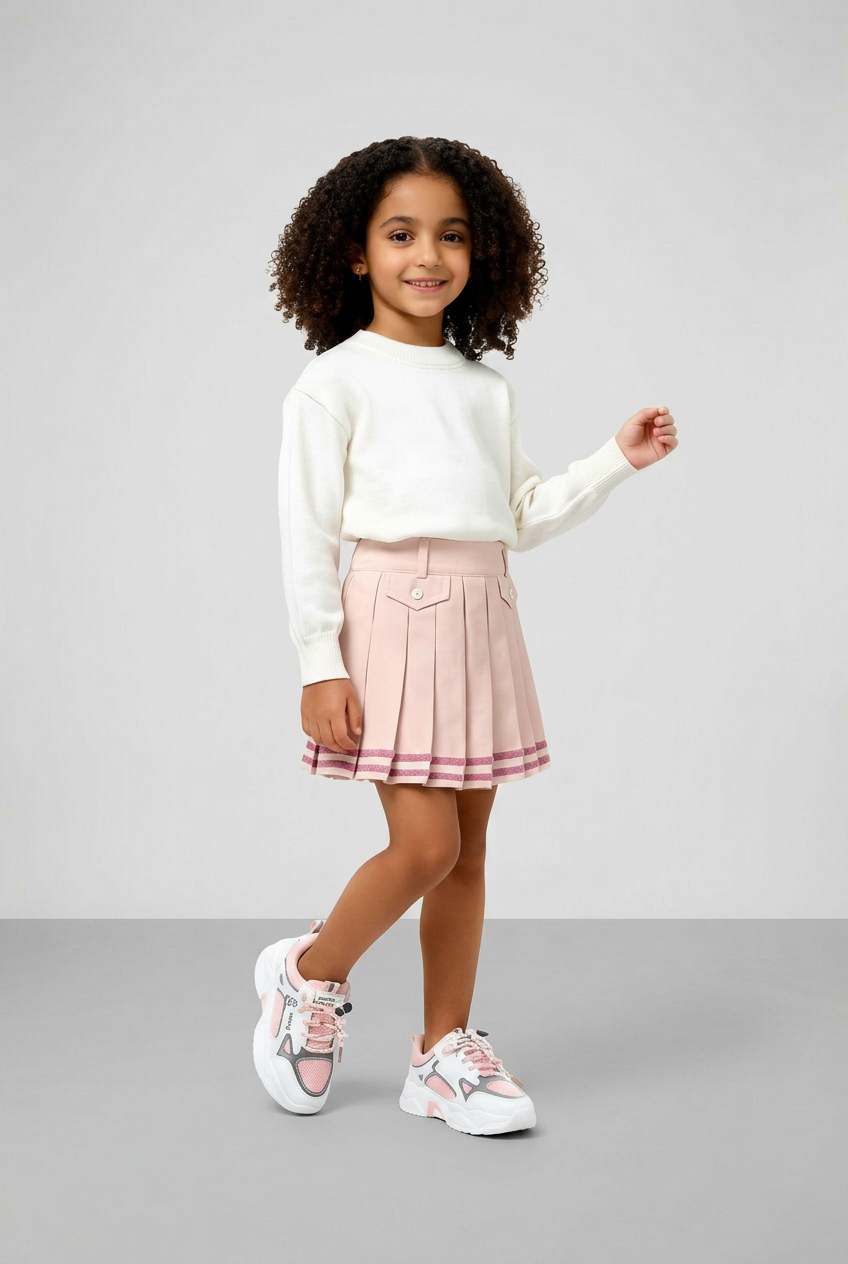 pleated skirt